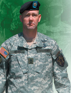 Wear Combat Patch Army Service Uniform
